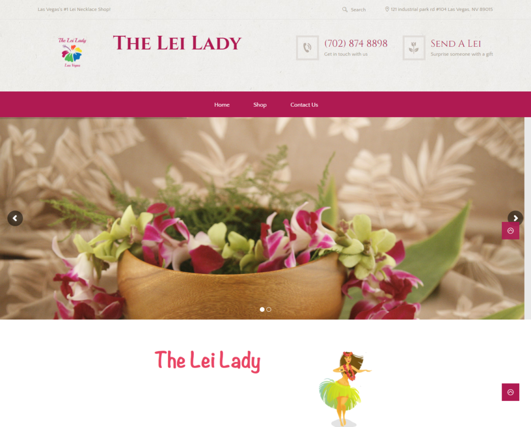 The Lei Lady.